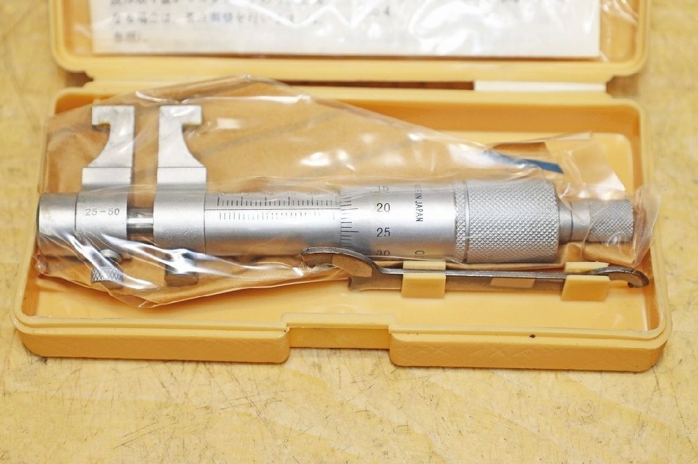 MITUTOYO 145-186 Inside Micrometer IMP-50 Caliper Type Measuring Tool Japan