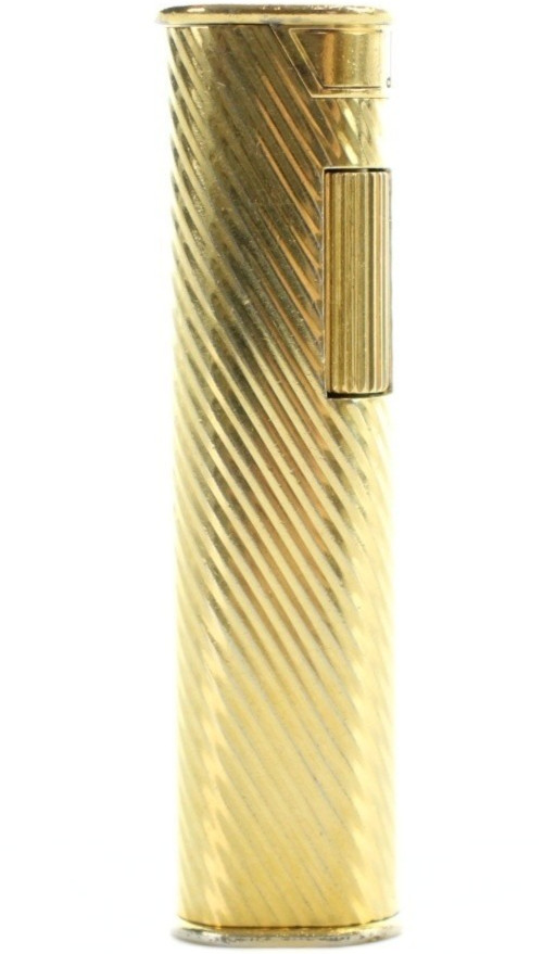 Working Dunhill Rollagas lighter Gold dress without box