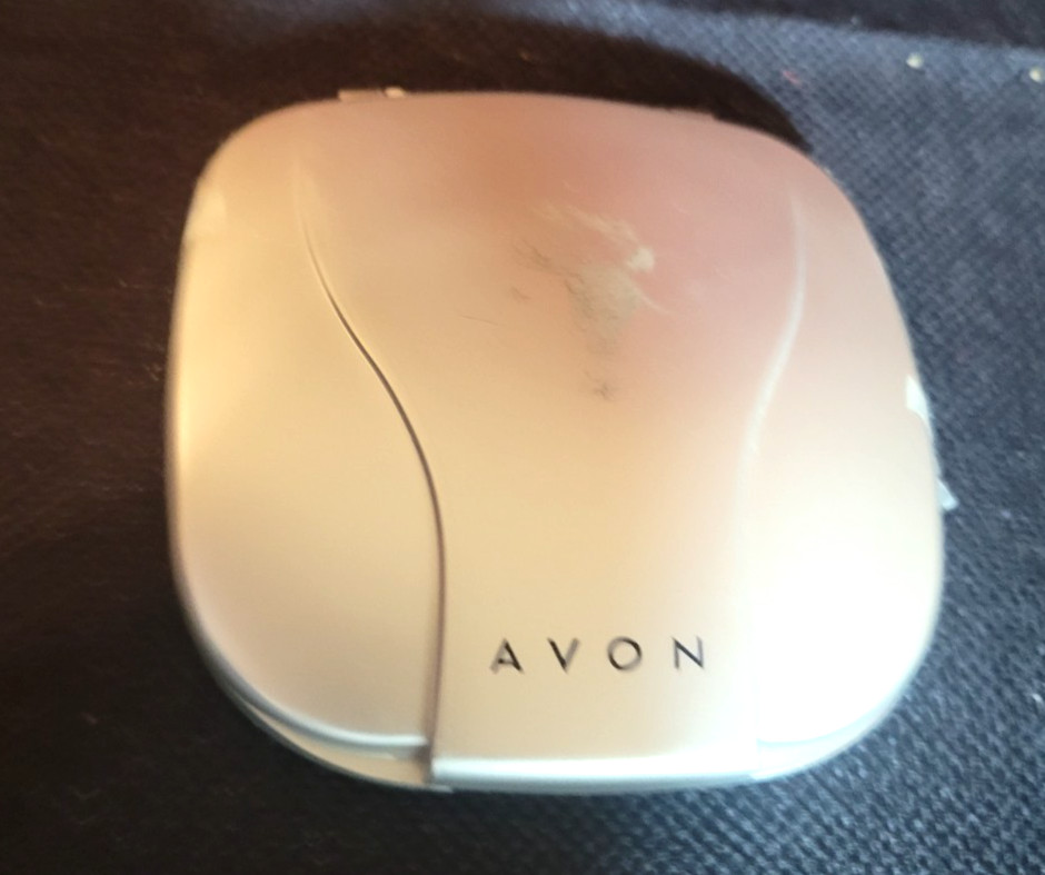 VINTAGE AVON POCKET VANITY MIRROR LIGHTS UP