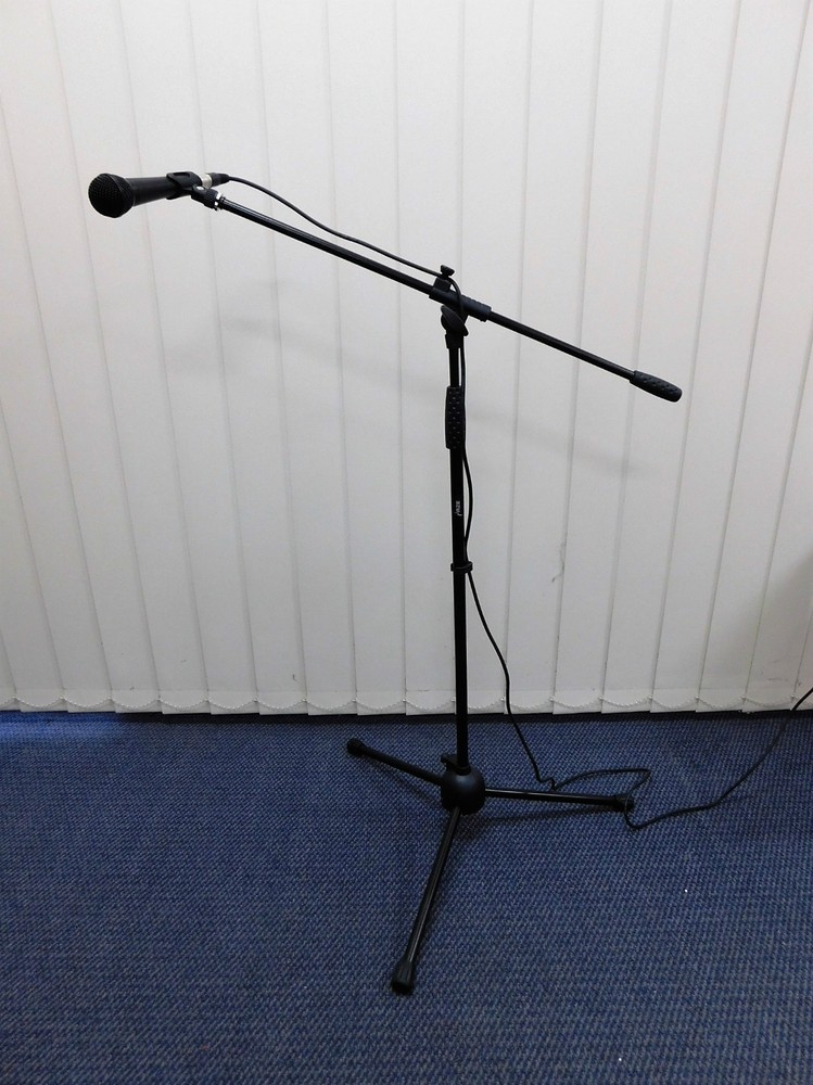 Haze MS-1 Dynamic Microphone + Boom Stand + Cable + Clasp - FULL KIT +Carry Bag