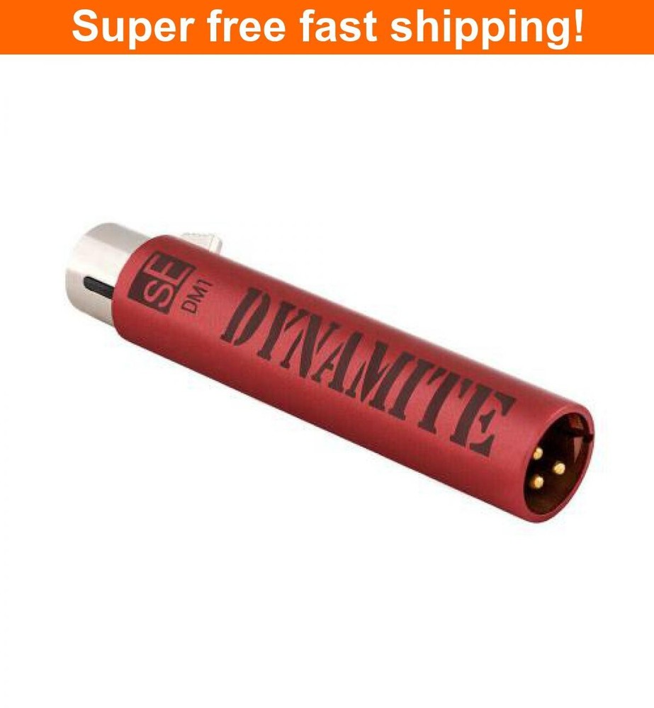 SE Electronics DM1-MIC-PRE-U Dynamite Active Inline Microphone Preamplifier DM1