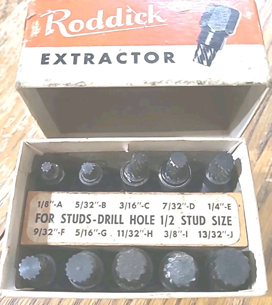 Vintage Roddick Extractor Set No 100 with Original Box. Please See Description!!