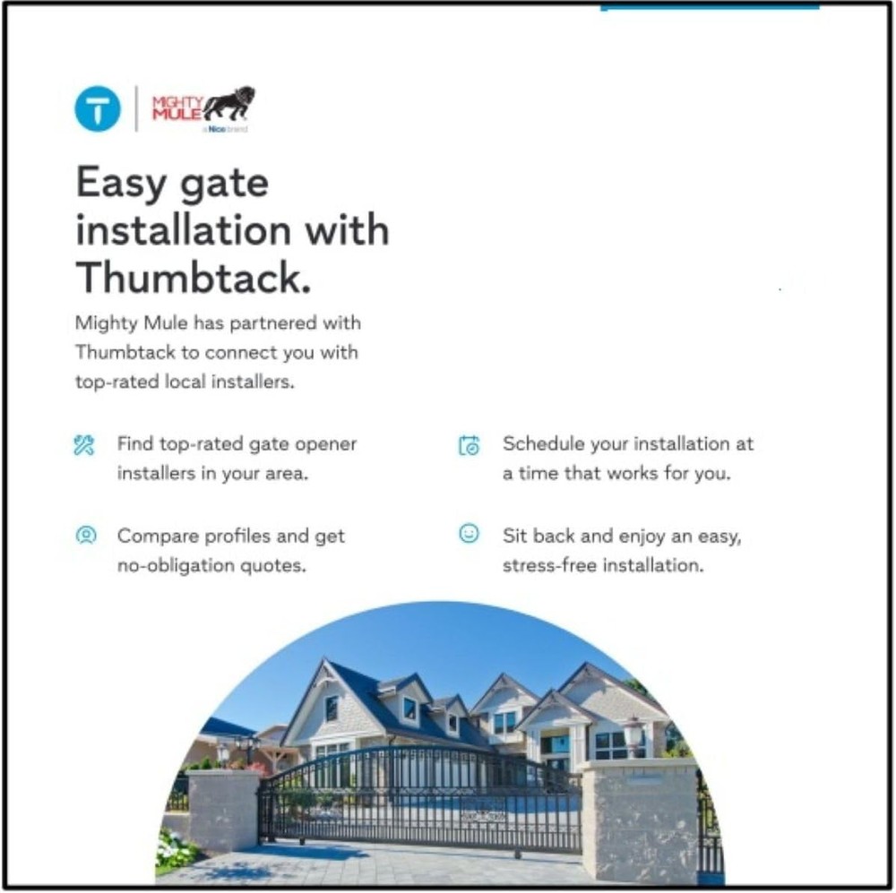 Mighty Mule, Automatic Gate Opener