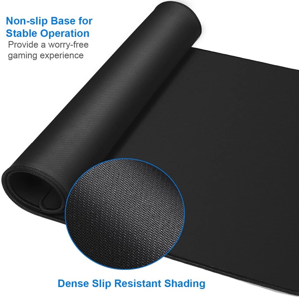 Large Gaming Mouse Pad, 31.5x15.7 inch Large Extended Computer Keyboard Mouse...