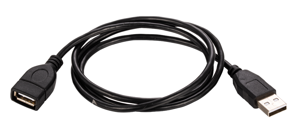 USB Extension Cable 2.0 AM-AF Data Wire Charger EXT Black 3FT - 15FT Multi Lot
