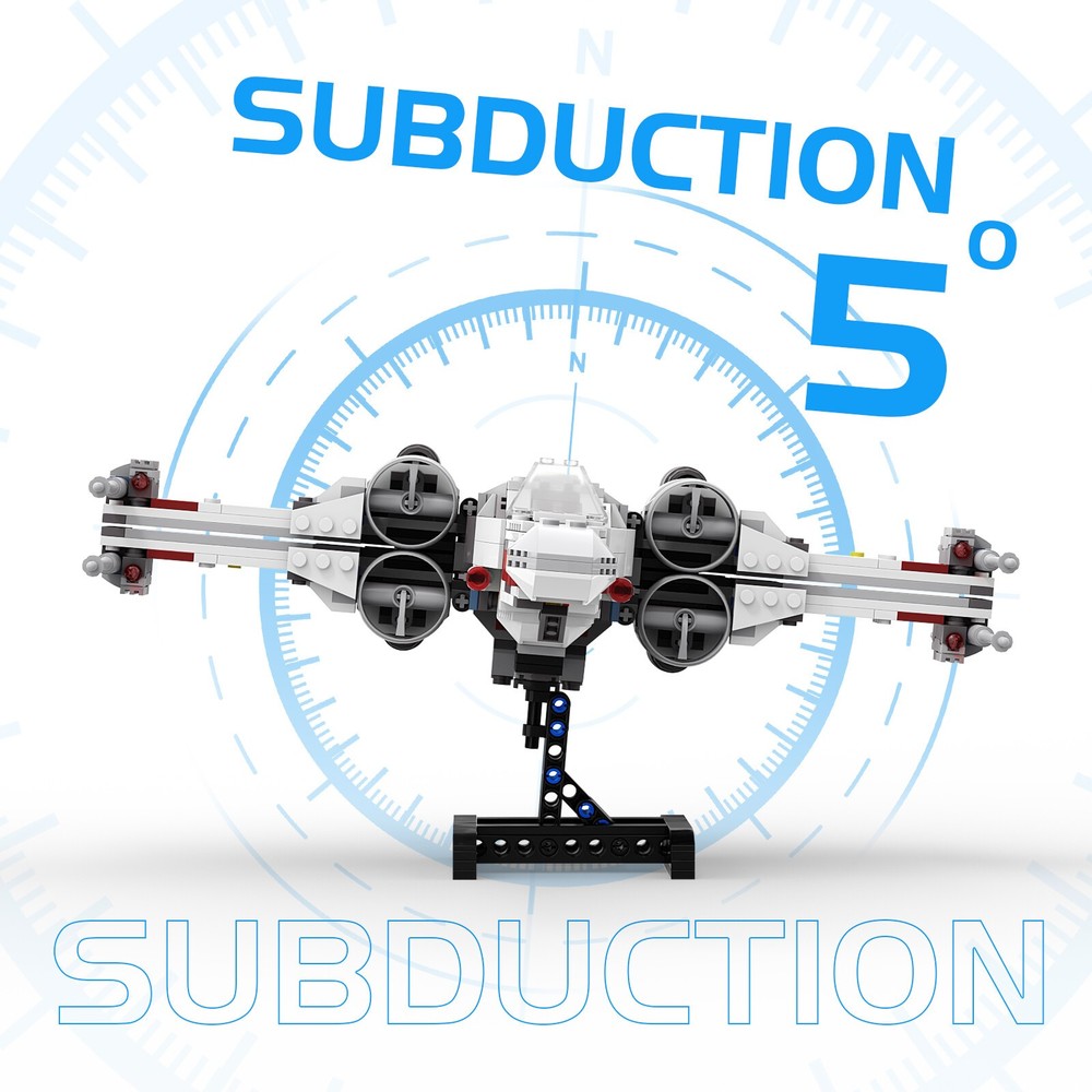 MOC Display Stand for Spaceship Models Collection Showcase