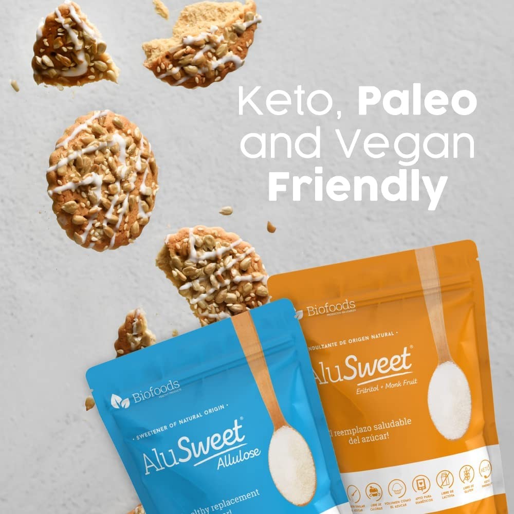 Alusweet 2-Pack Kit Includes (1) Allulose Zero Calorie Sweetener & (1) Allulo...