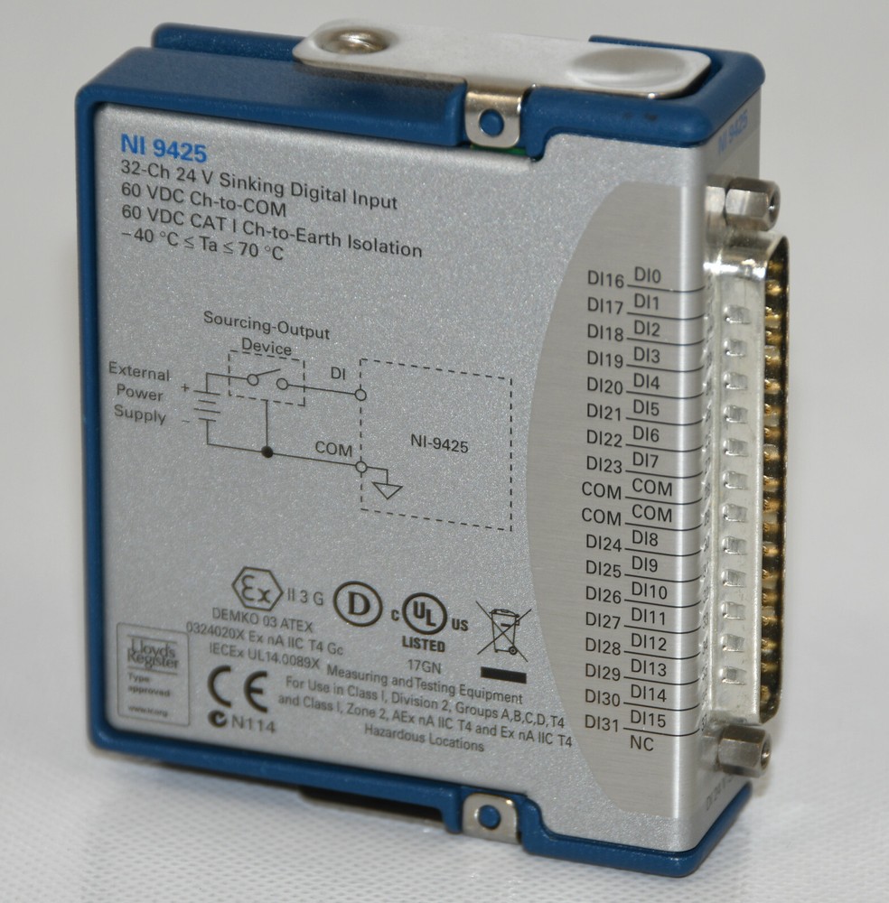 *NEW* National Instruments NI 9425 V SInking Digital Input Module