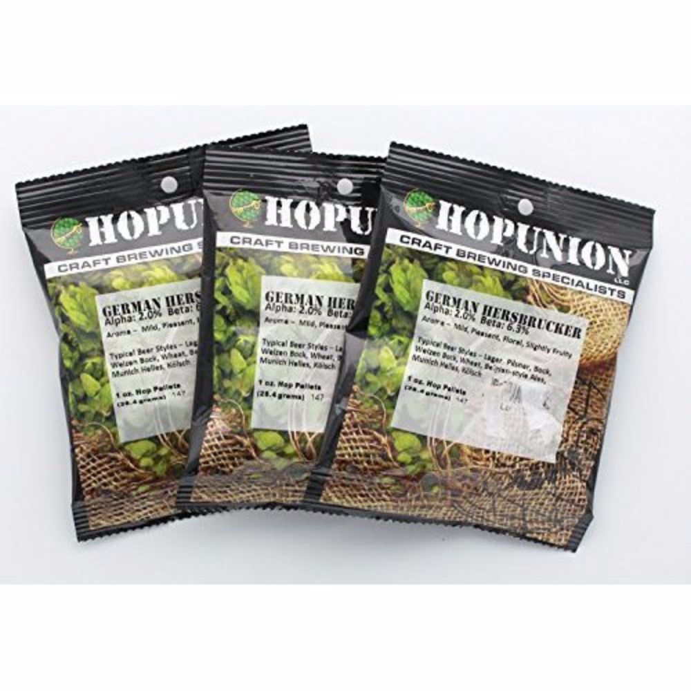 German Hersbrucker Hop Pellets 3 oz for Home Brew Beer Making