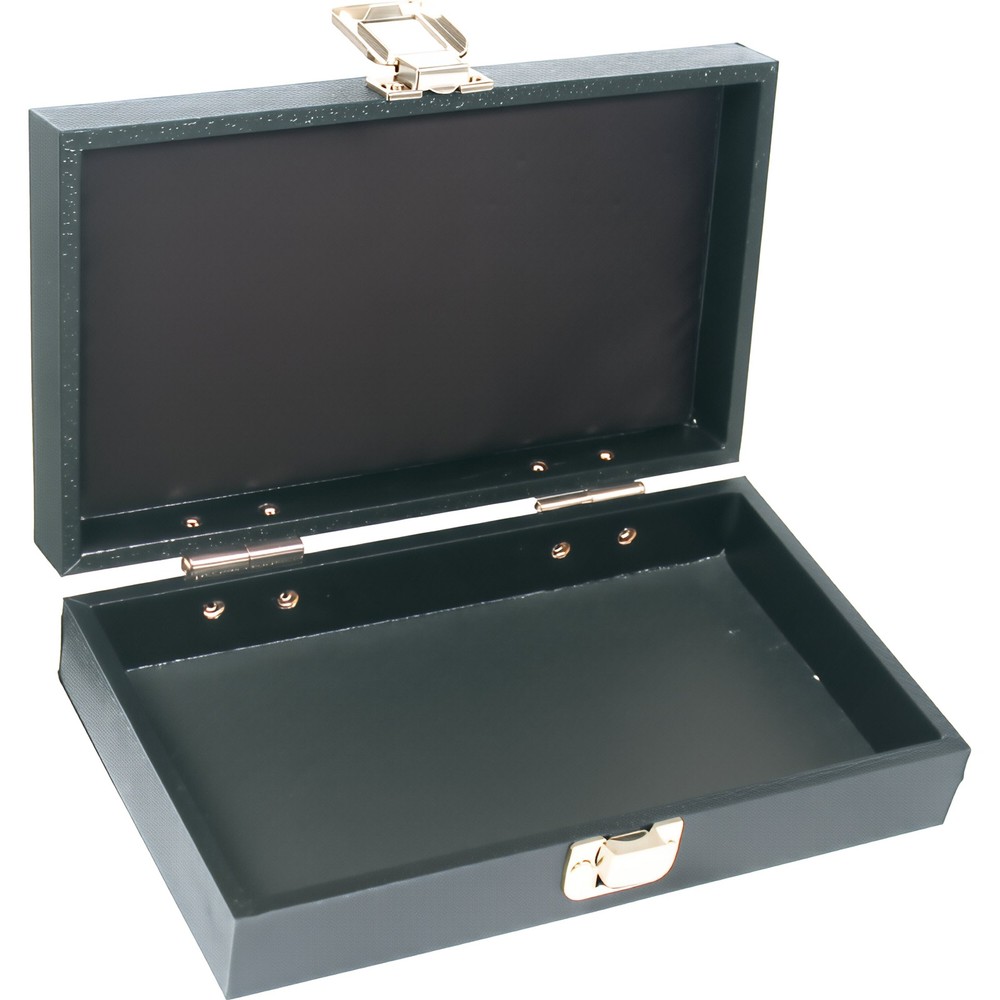 Travel Display Case Showcase Black Storage Show Tray