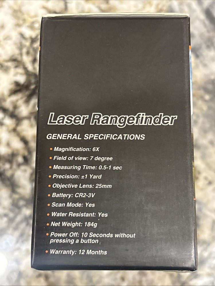 Bozily Laser Rangefinder 6x Magnification