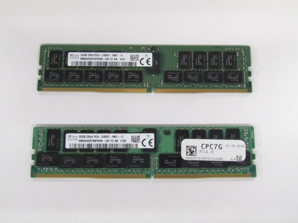 Various SK Hynix 32GB 2Rx4 PC4-2400T ECC Registered DIMM Server Memory