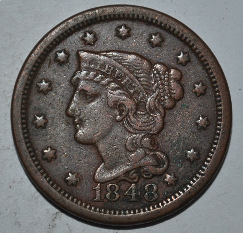 1848 Large Cent {{{6910