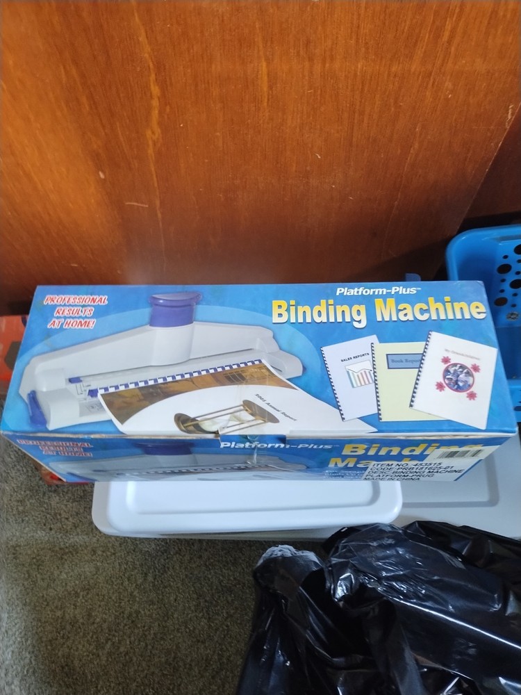 Platform Plus Binding Machine