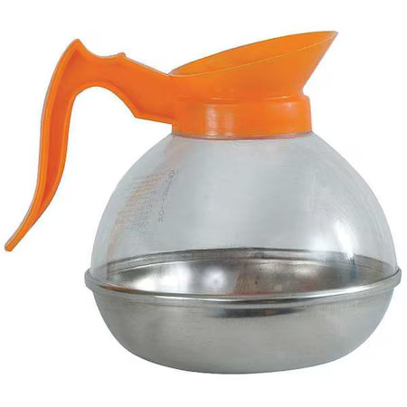 Crestware Pd64d Orange 64 Oz Coffee Decanter