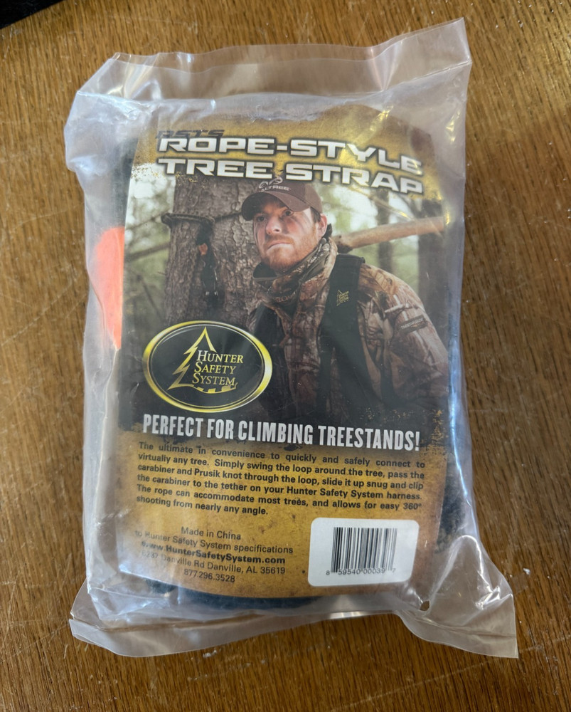 RSTS Rope-Style Tree Strap Hunter Safety System Sealed Package C1
