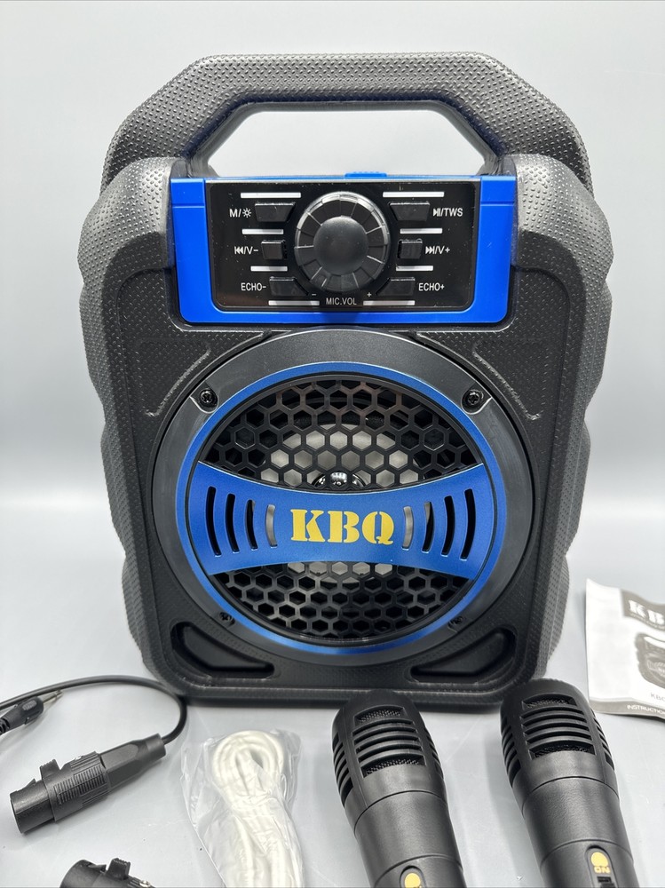 Karaoke Machine for Kids, Bluetooth with 2 Microphones
