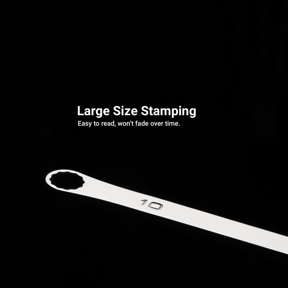 Capri Tools 0 Degree Offset Extra Long Box End Wrench