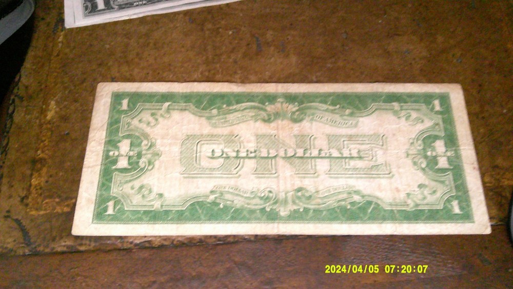 Series 1928B $1 Silver Certificate FUNNY BACK STAR NOTE