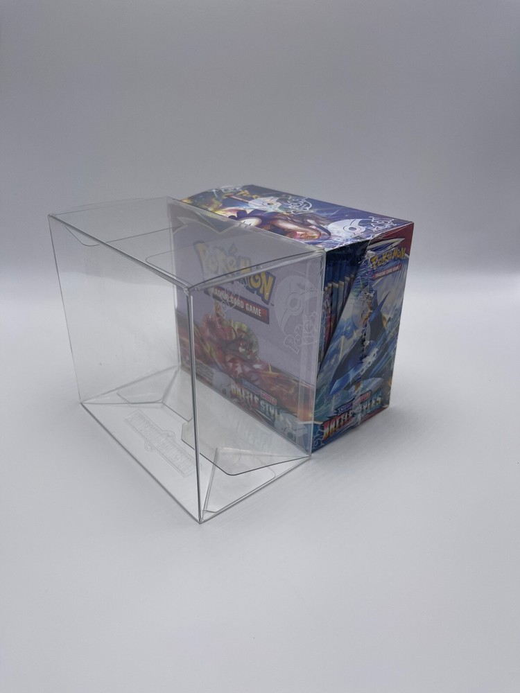 5 Pack SCRATCH & UV RESISTANT 0.50mm Thick Box Protector For Pokemon Booster Box
