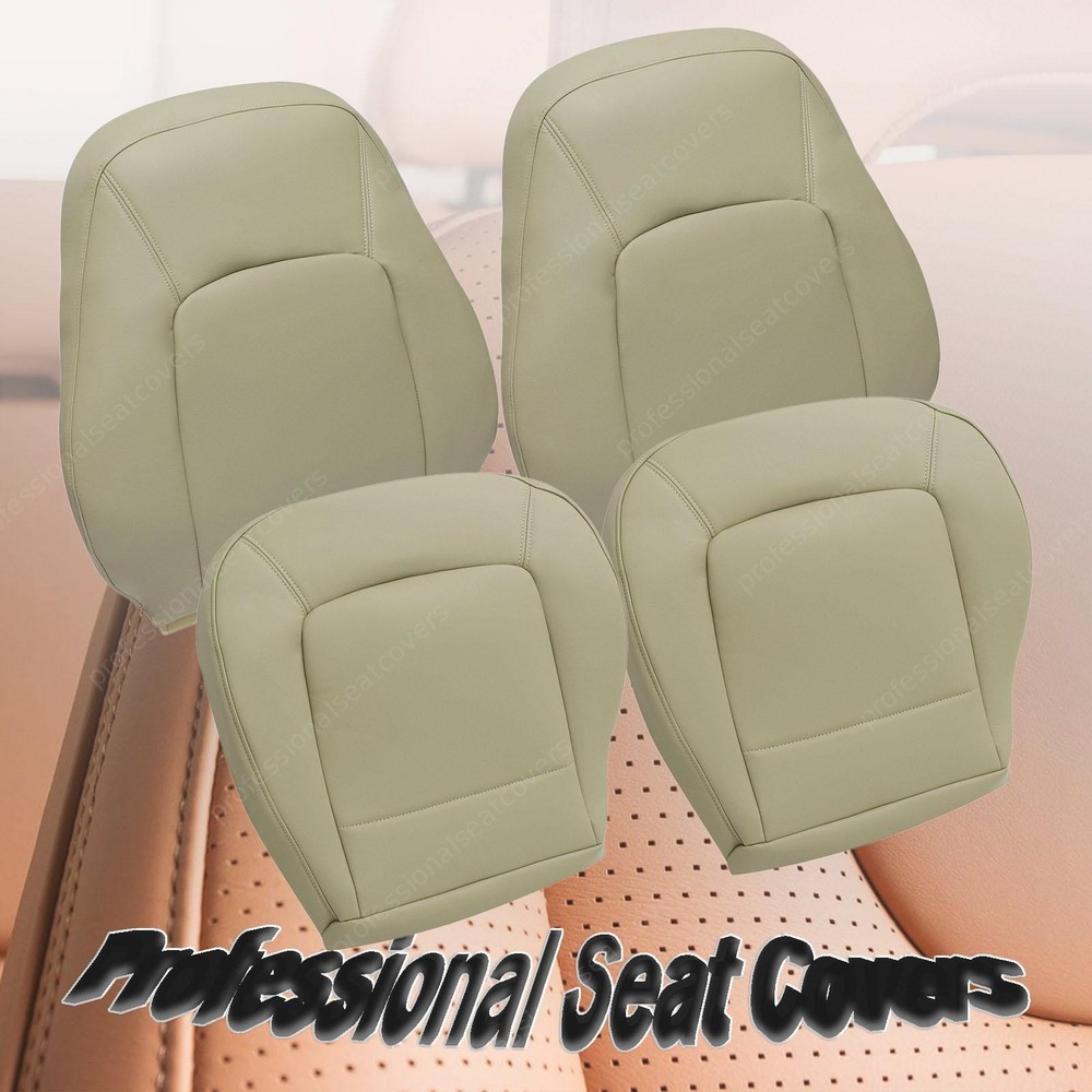 4PCS For 1998-2010 Volkswagen Beetle Bottom & Top Leather Seat Cover Beige
