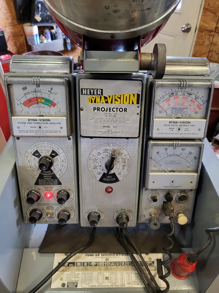 Vintage Heyer Dyna-Vision Engine Analyzer