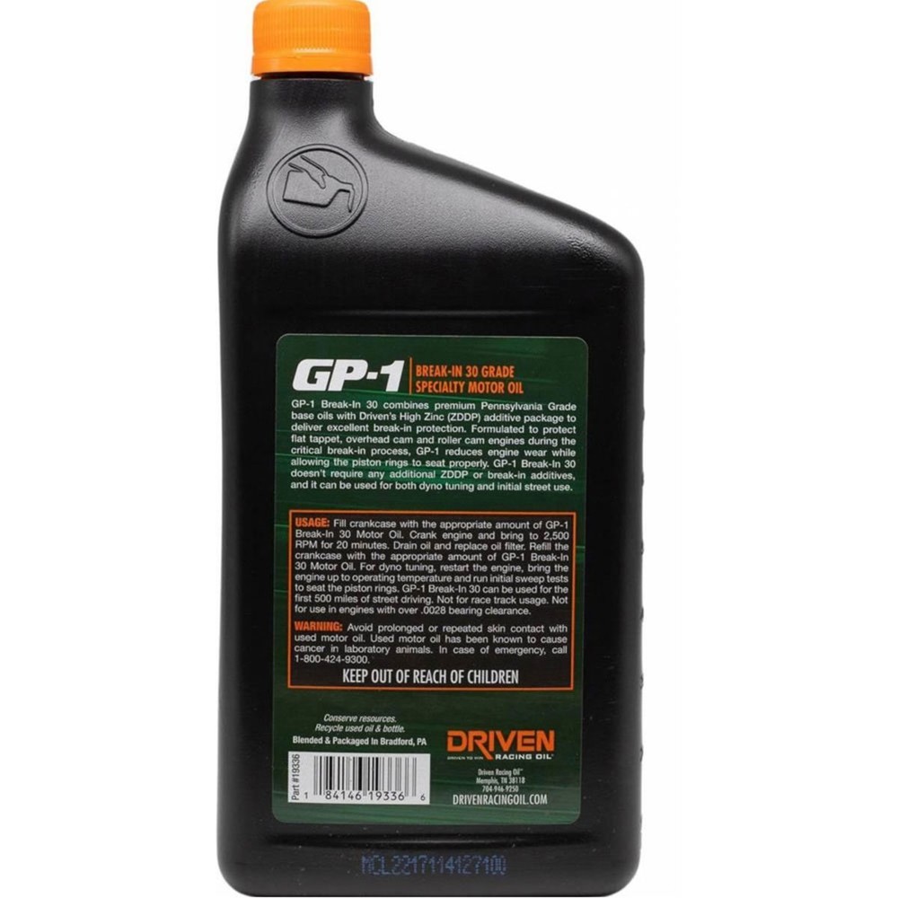 19336 Driven Motor Oil