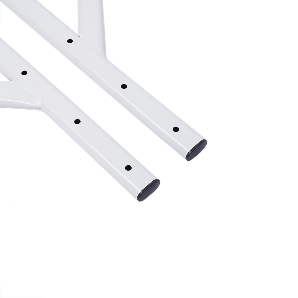 Floor-Standing Magazine Rack 4-Layer Iron Information Rack Storage Rack S-shaped