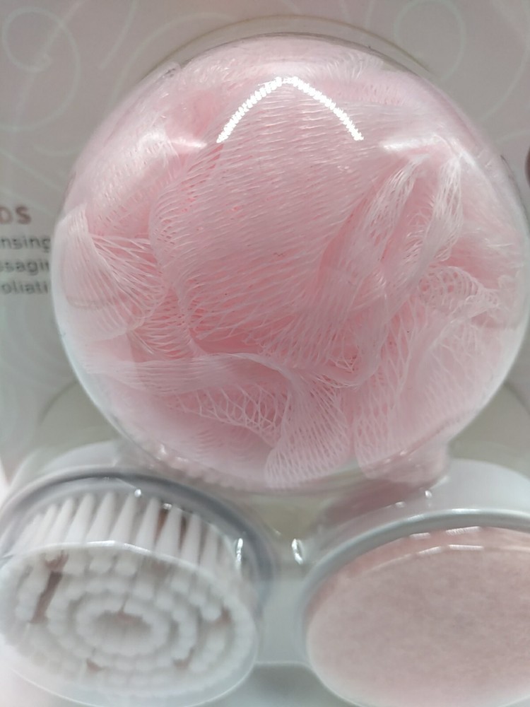 Finishing Touch Flawless SPINNING SPA BRUSH Replacement Heads 3 - Pack
