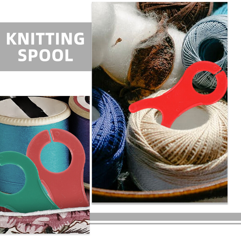 20pcs Small Yarn Bobbin Thread Weave Winder Thread Wind Board for Sewing Cross