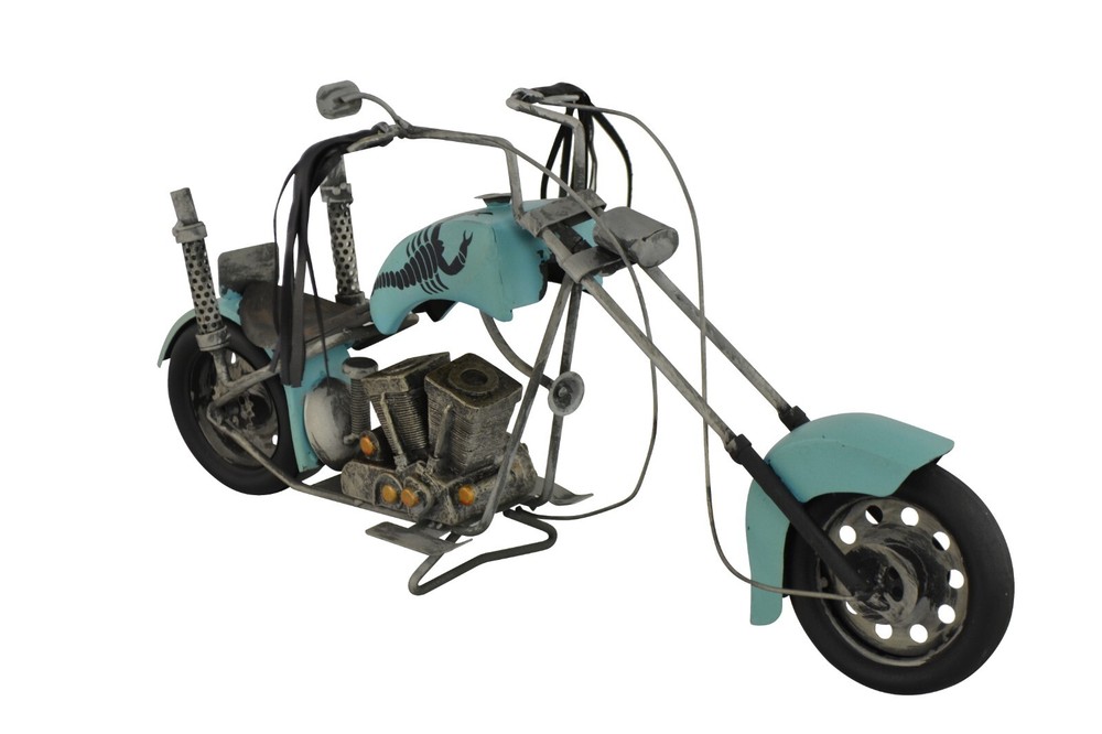 Custom Stretched Metal Chopper Bottle Holder