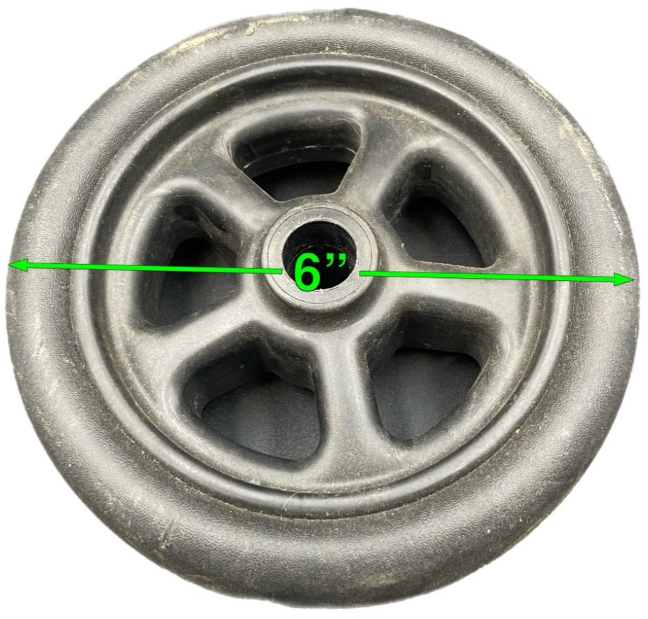 Seachoice 2" x 6" Trailer Jack Replacement Wheel