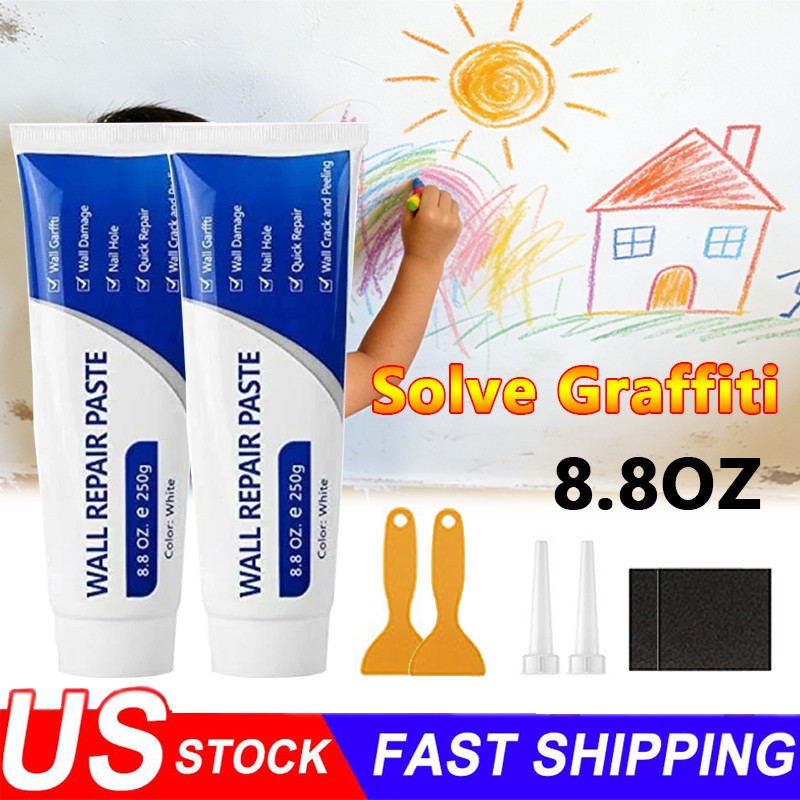 Drywall Patch Repair Kit 250G Wall Mending Agent Multi-Functional Quick Drying