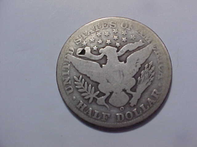 1901-O Barber Half Dollar