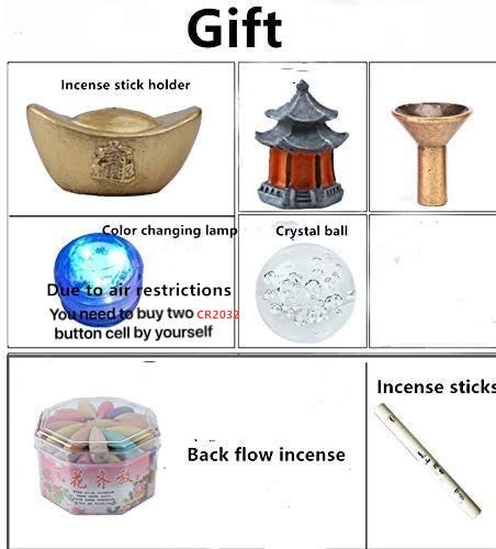 Backflow Incense Holder Waterfall Incense Burner Home Decor Yuanbao