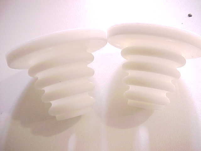 2 PC BEEHIVE INSULATORS FOR STEAMPUNK 1929 HARTLEY TRANSMITTERS