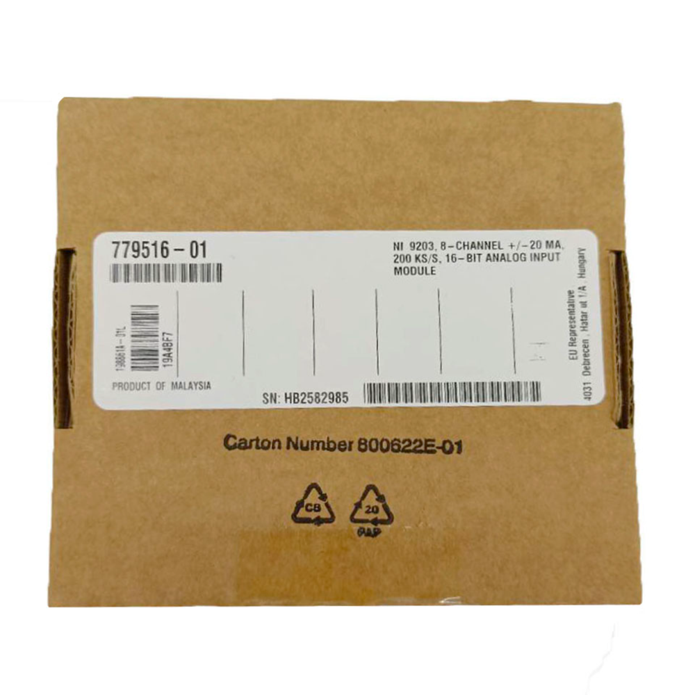 NI 9203 National Instruments NI-9203 cDAQ Analog Current Input Module