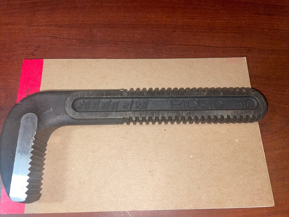 Ridgid 18 Inch Pipe Wrench Replacement Hook Jaw