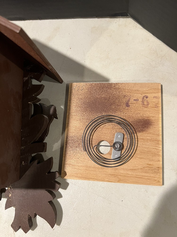 Vintage Cuckoo Clock Wooden Case