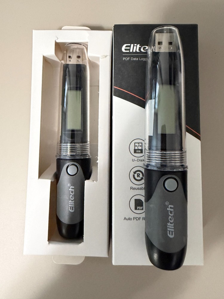 Elitech RC-51H PDF USB Temperature Humidity Data Logger IP67 (2x Units)