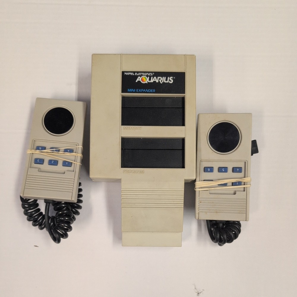 Vintage 1982 Mattel Aquarius Home Computer System Working mega bundle