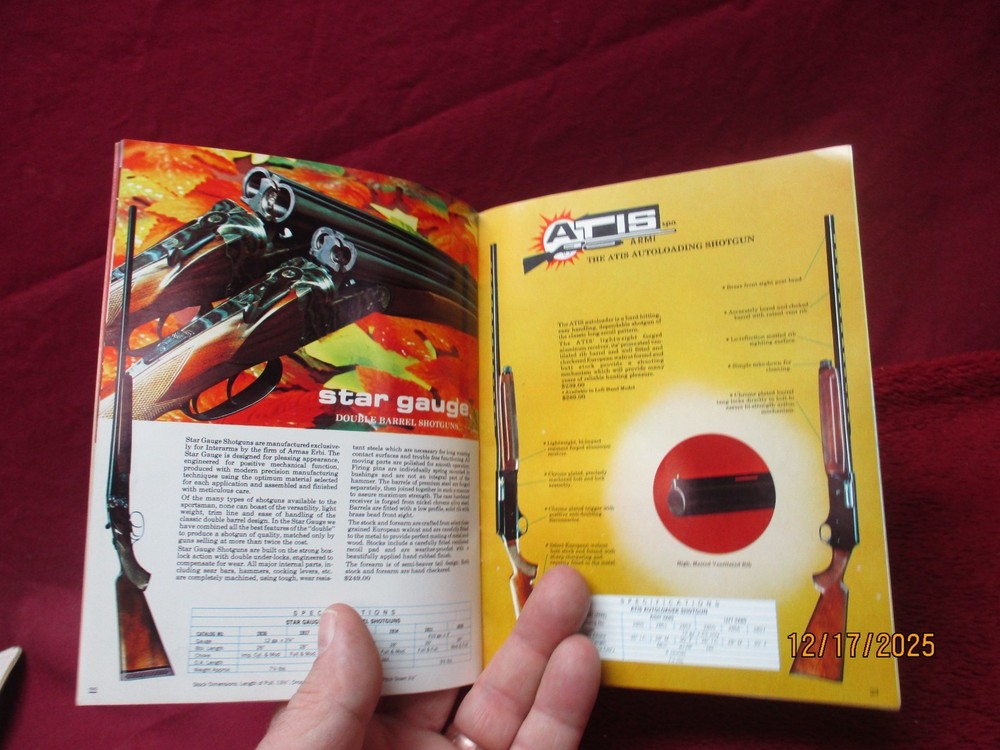 1975 INTERARMS High-End Catalog, Original
