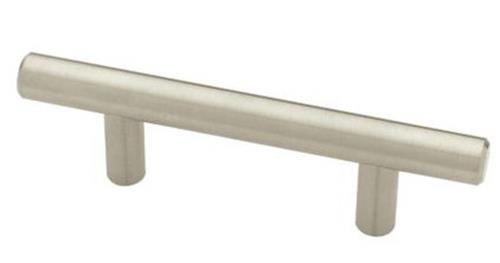 (5 Pack) 2-1/2 inch Builder's Program Steel Bar Pull Stainless Steel