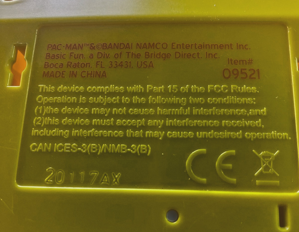 Pac-Man Mini Arcade Game -GDJ-A-914