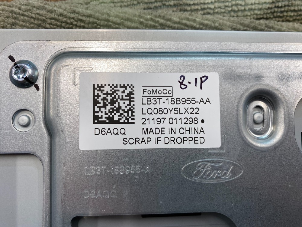 Ford Everest Interior Dash Touch Screen