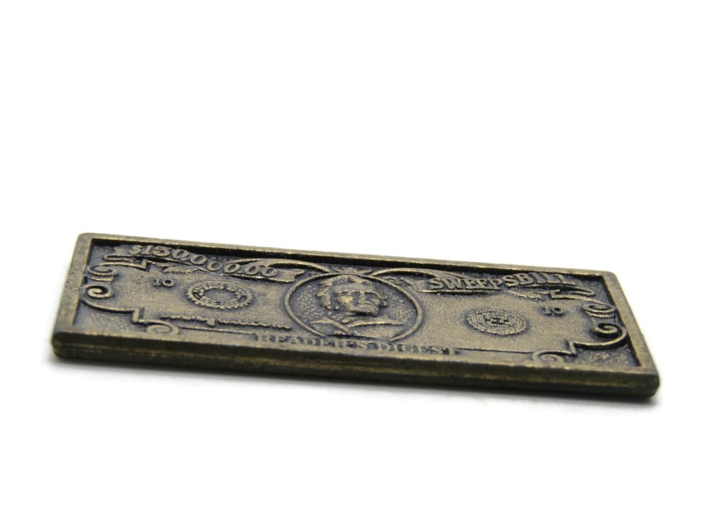 Readers Digest Sweeps Bill Charm Gold Tone