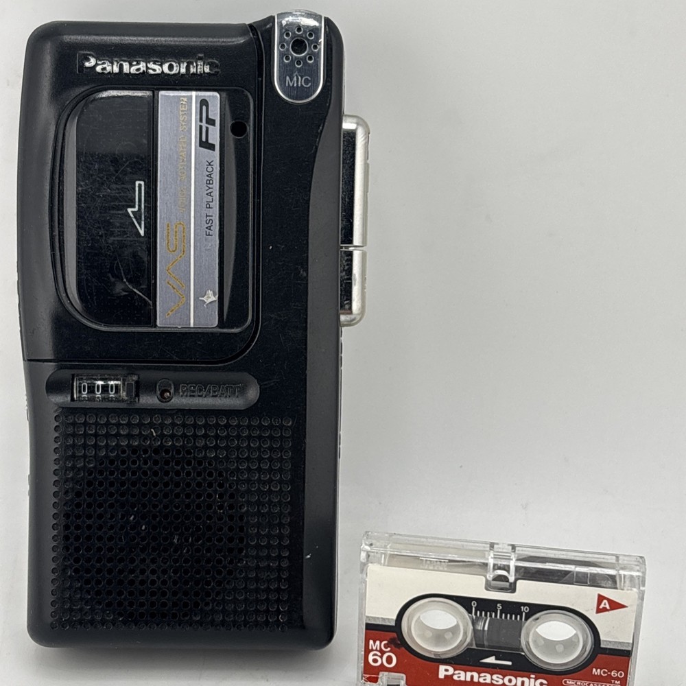 Panasonic RN-402 Micro Cassette Voice Recorder Tested,WORKING SOUND IS DISTORTED