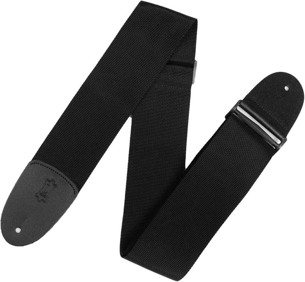 3 Inch Polypropylene Guitar Strap Black Adjustable Instrument Strap