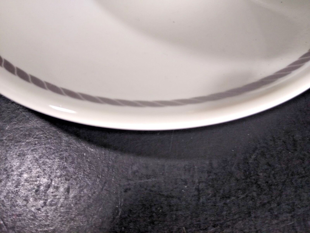 Land's End Grey Rope Cup & Saucer