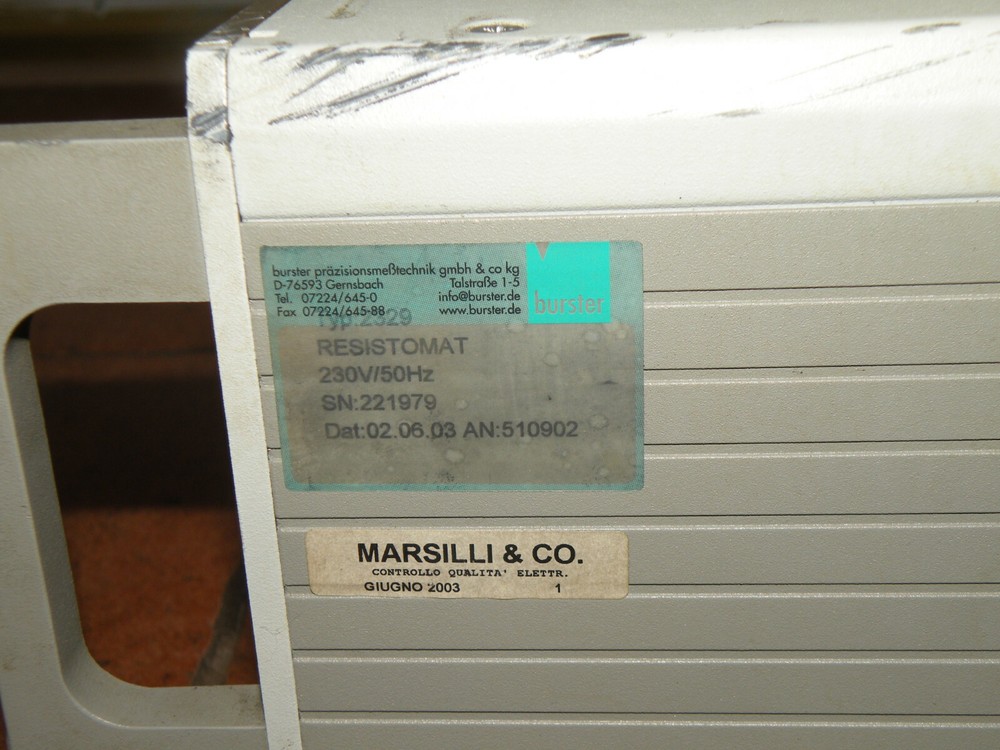 Burster Resistomat 2329 Impedance Meter